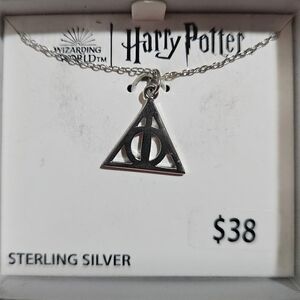 Sterling Silver Deathly Hallows Necklace